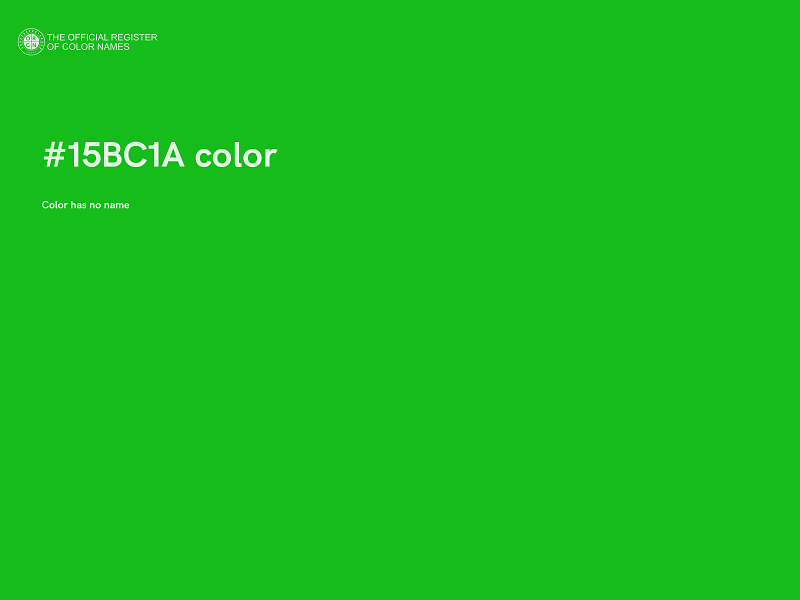 #15BC1A color image
