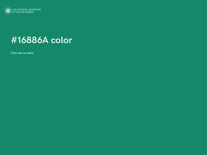 #16886A color image