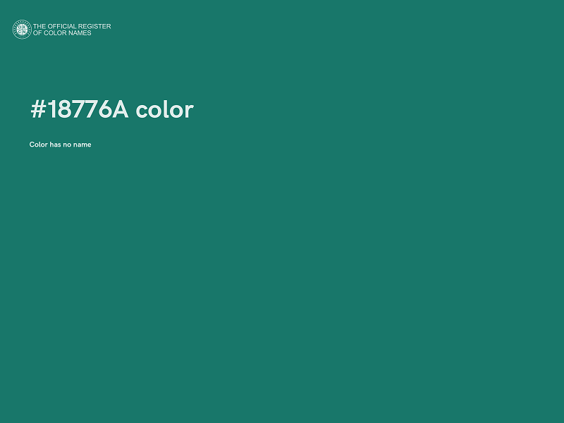 #18776A color image