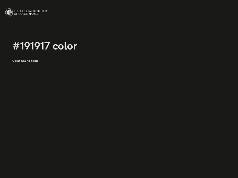 #191917 color image