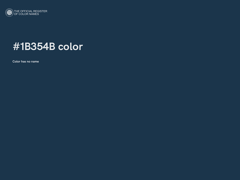 #1B354B color image