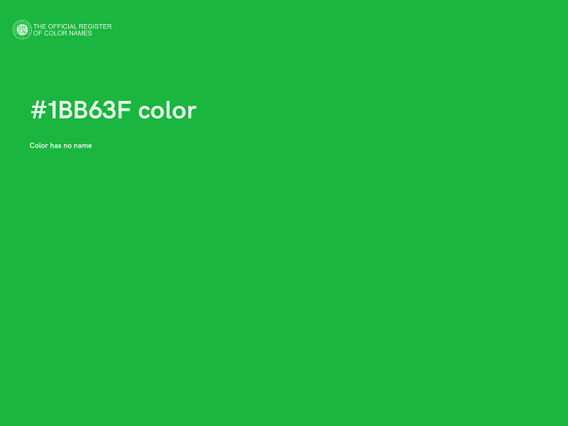 #1BB63F color image