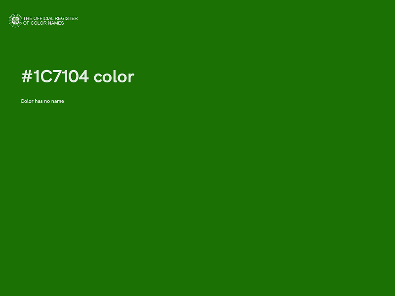 #1C7104 color image
