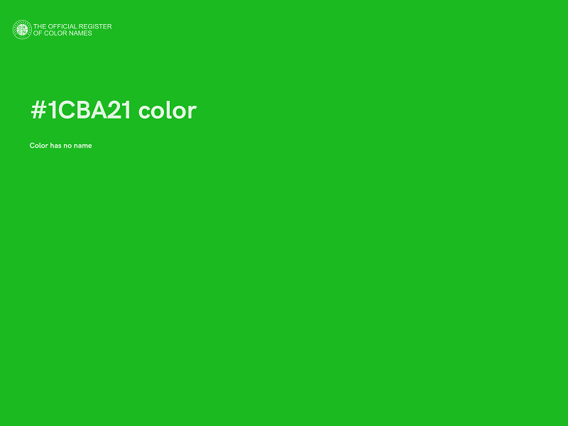 #1CBA21 color image