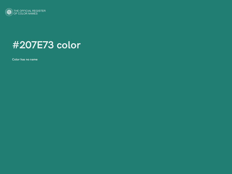 #207E73 color image