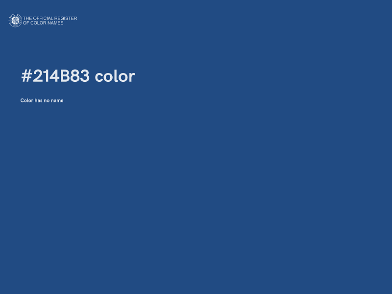 #214B83 color image