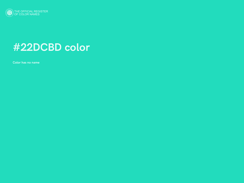 #22DCBD color image