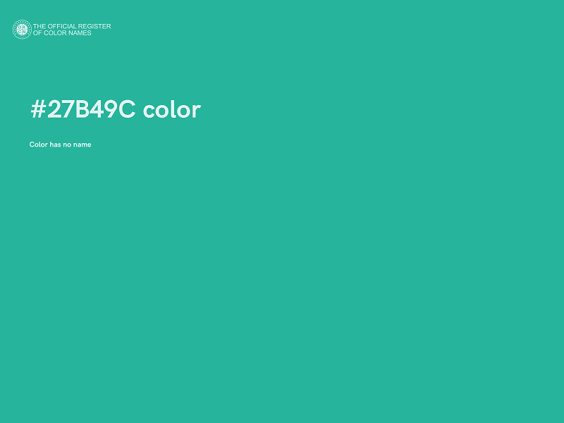 #27B49C color image