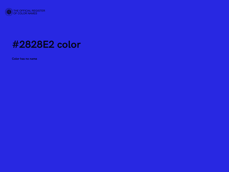 #2828E2 color image