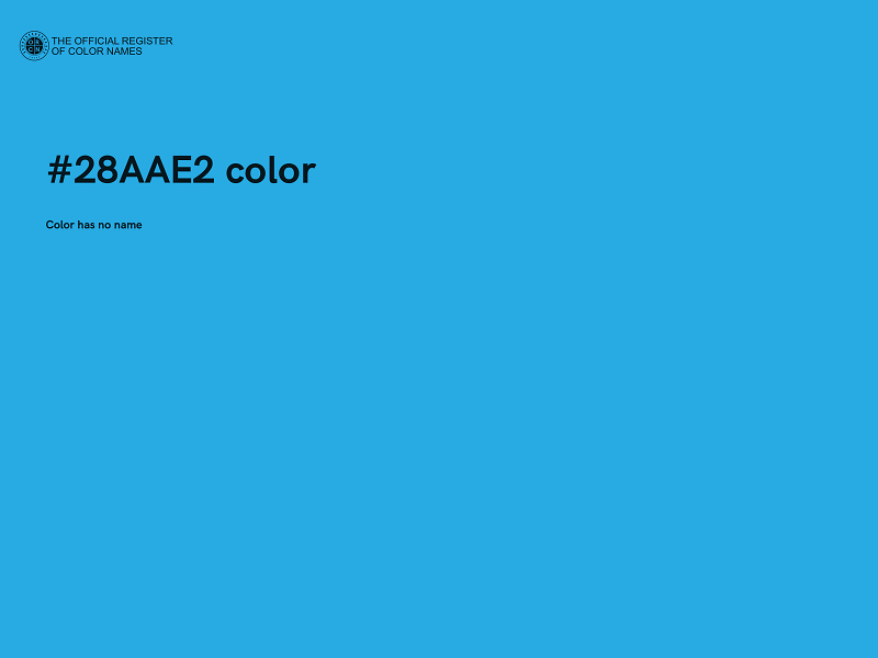 #28AAE2 color image