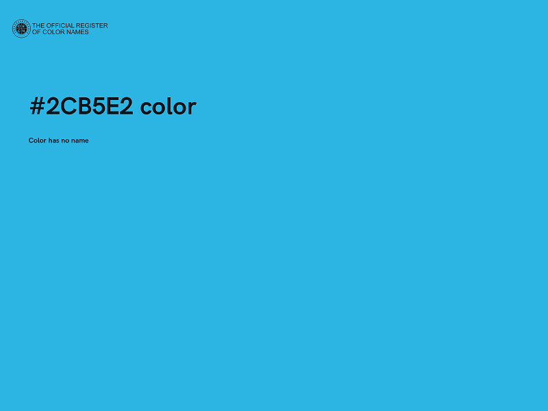 #2CB5E2 color image