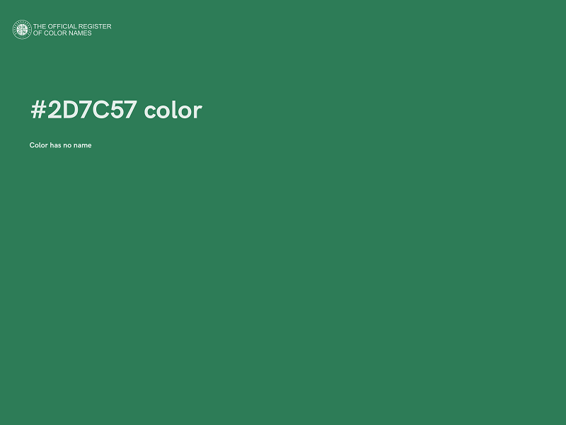 #2D7C57 color image