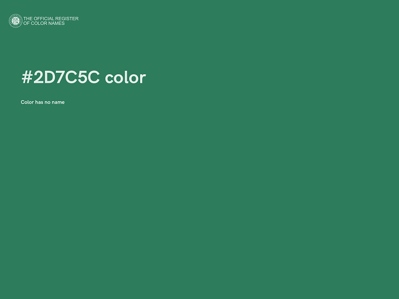 #2D7C5C color image