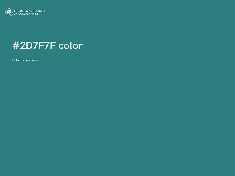 #2D7F7F color image