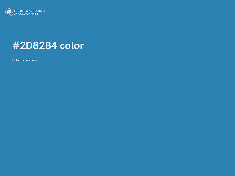#2D82B4 color image