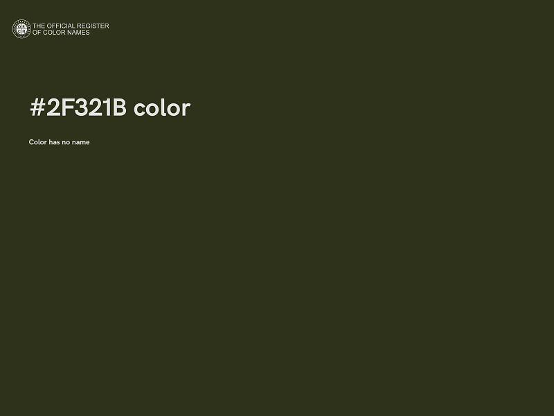#2F321B color image