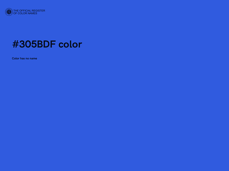 #305BDF color image