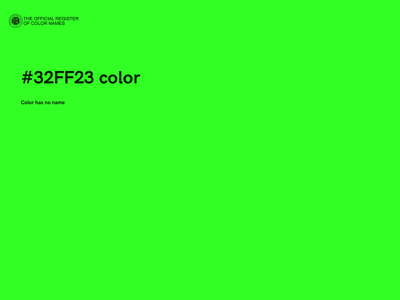 #32FF23 color image