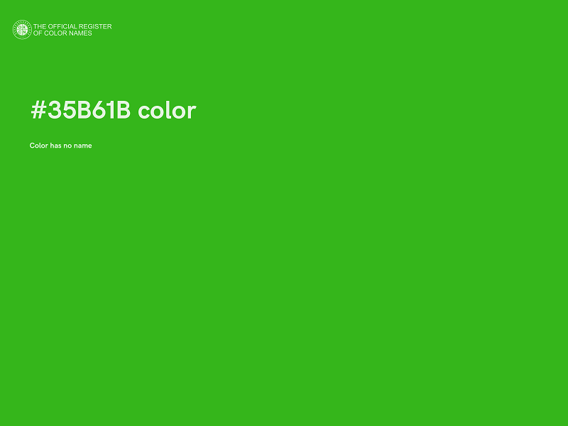 #35B61B color image