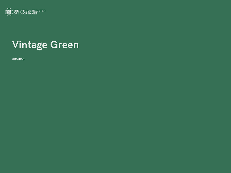#367055 - Vintage Green color image