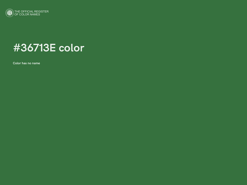 #36713E color image
