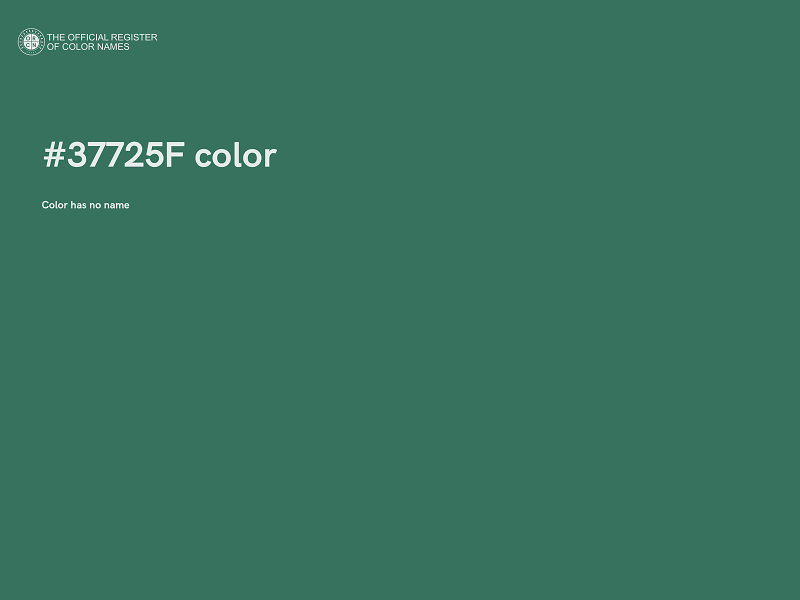 #37725F color image