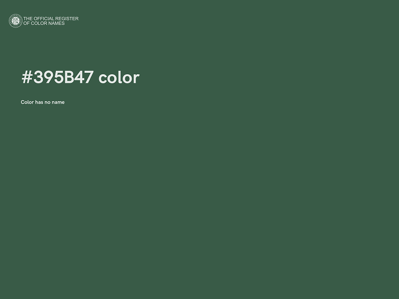 #395B47 color image