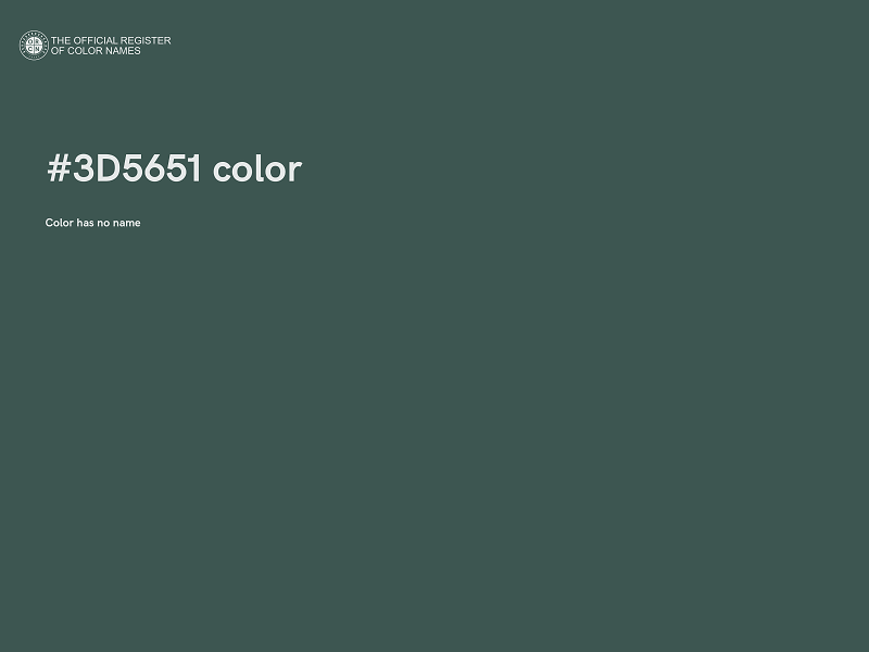 #3D5651 color image