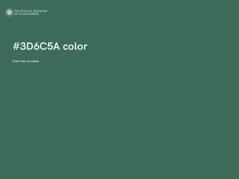 #3D6C5A color image