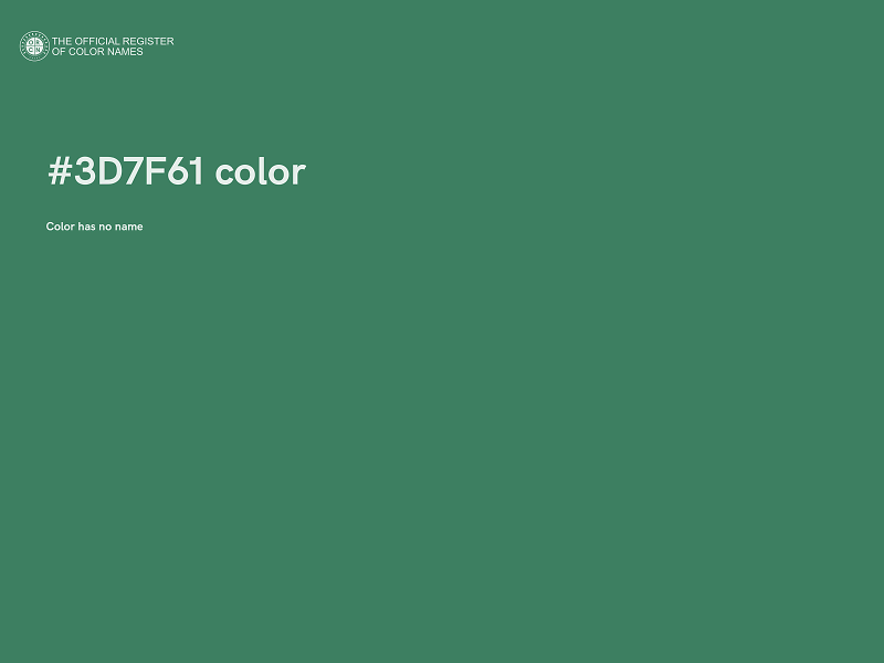 #3D7F61 color image