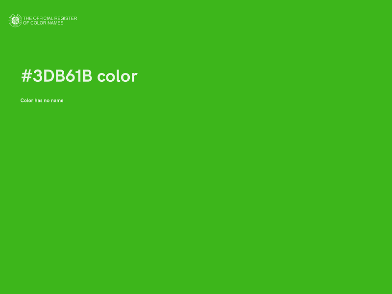 #3DB61B color image