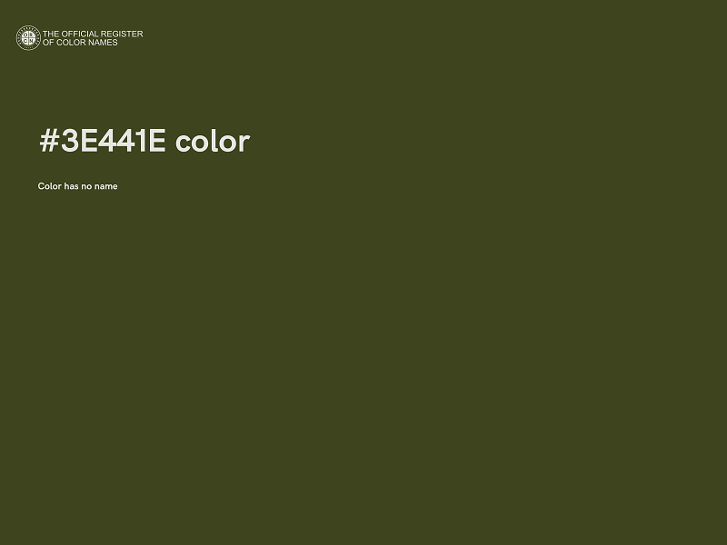 #3E441E color image
