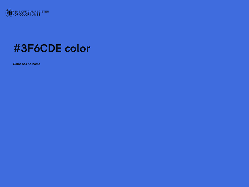 #3F6CDE color image