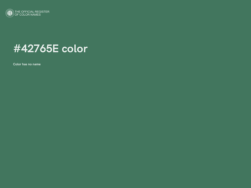 #42765E color image