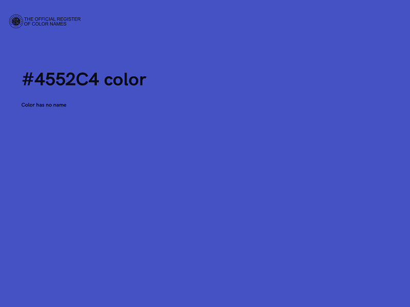 #4552C4 color image