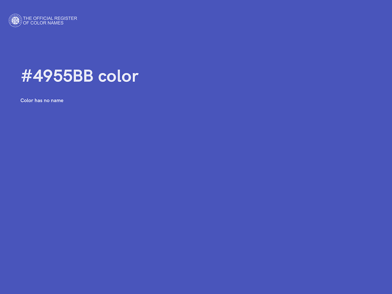 #4955BB color image