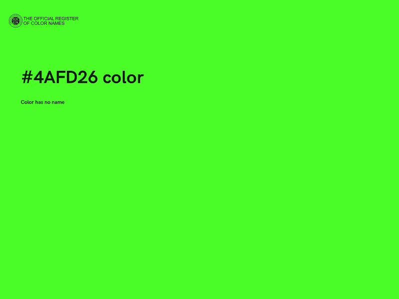 #4AFD26 color image