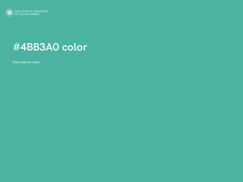 #4BB3A0 color image