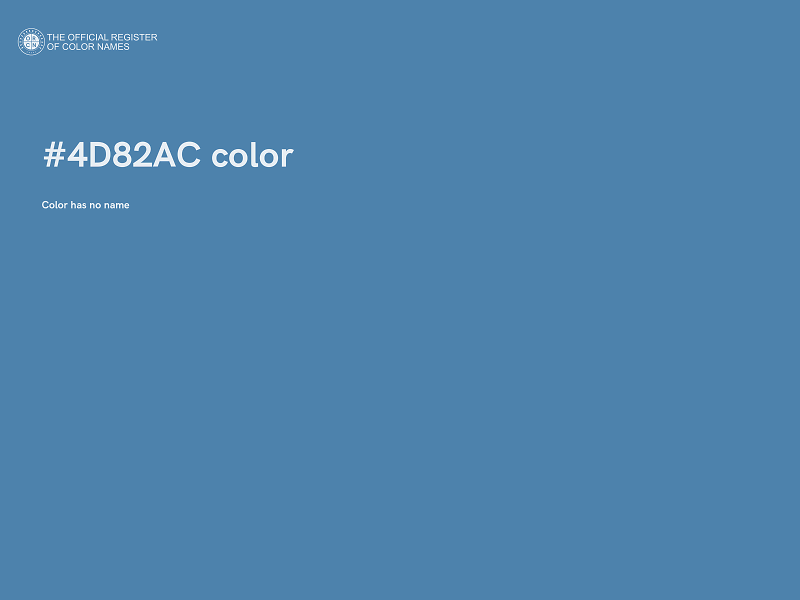 #4D82AC color image