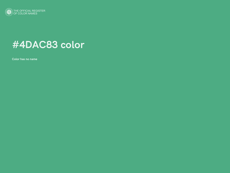#4DAC83 color image