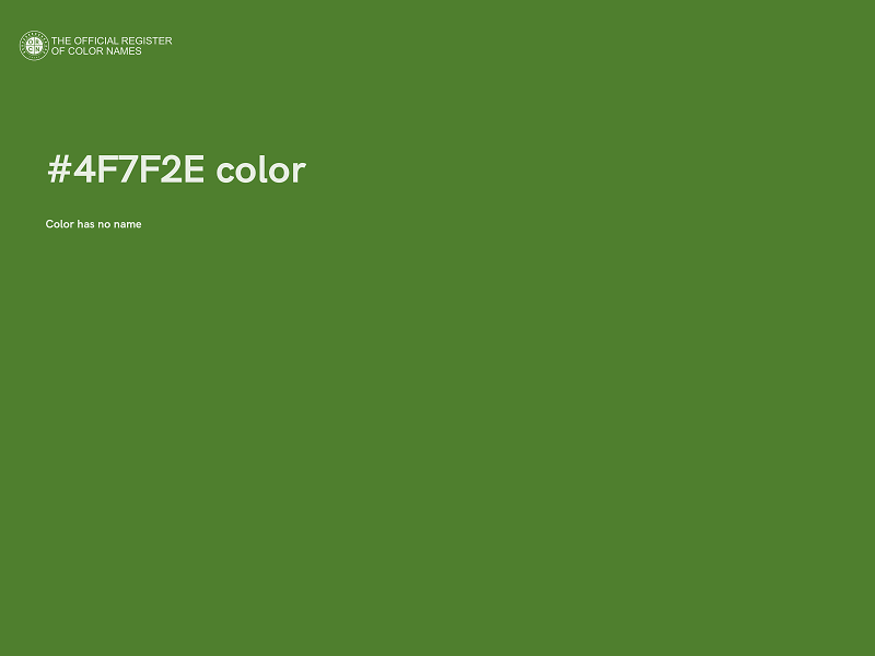 #4F7F2E color image