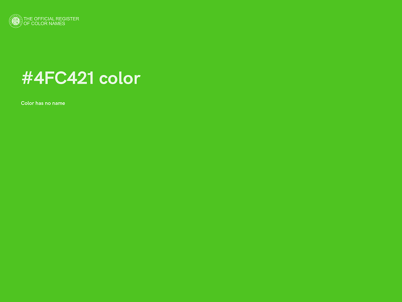 #4FC421 color image