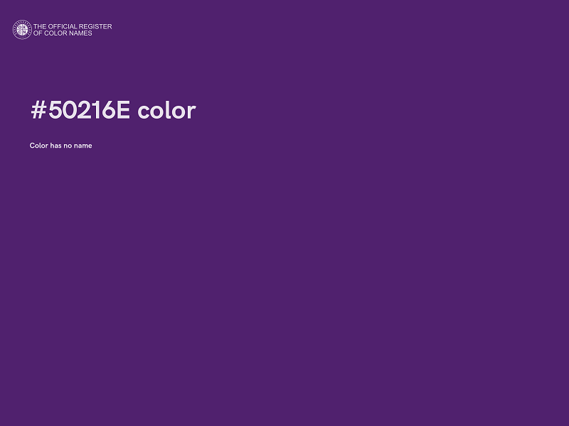 #50216E color image
