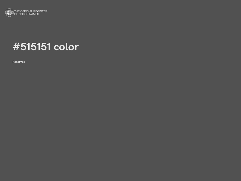 #515151 color image