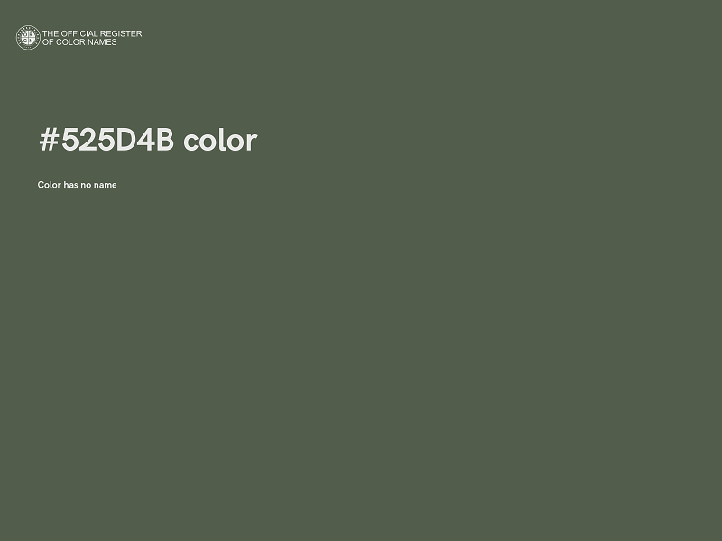#525D4B color image