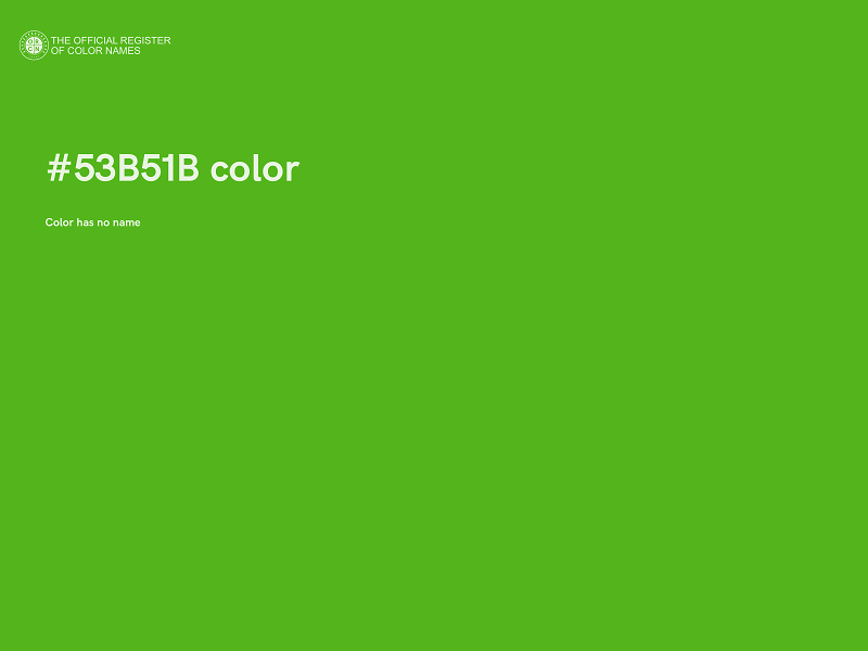 #53B51B color image