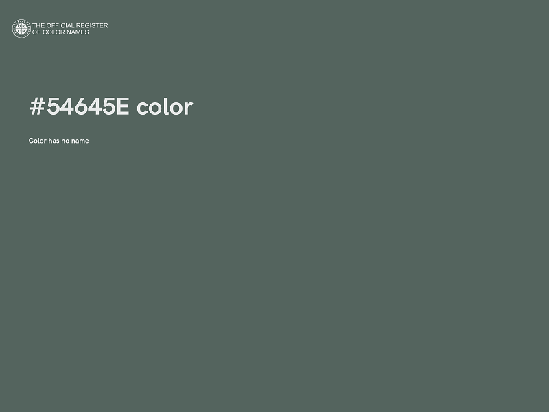 #54645E color image