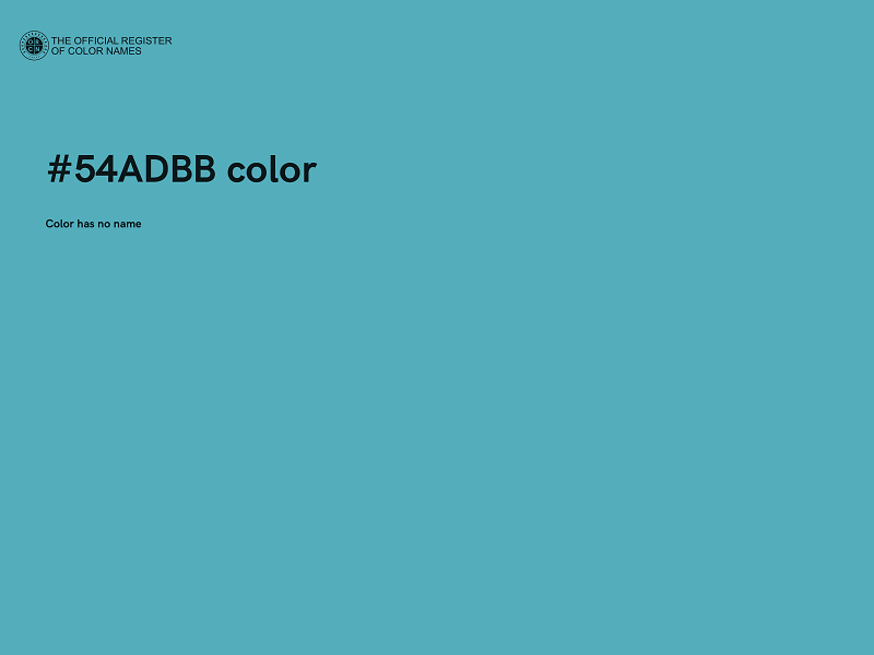 #54ADBB color image