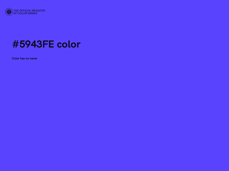 #5943FE color image