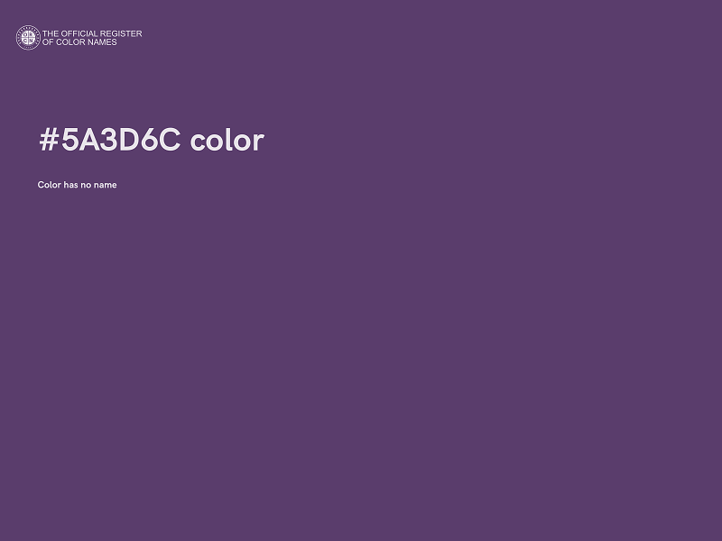 #5A3D6C color image